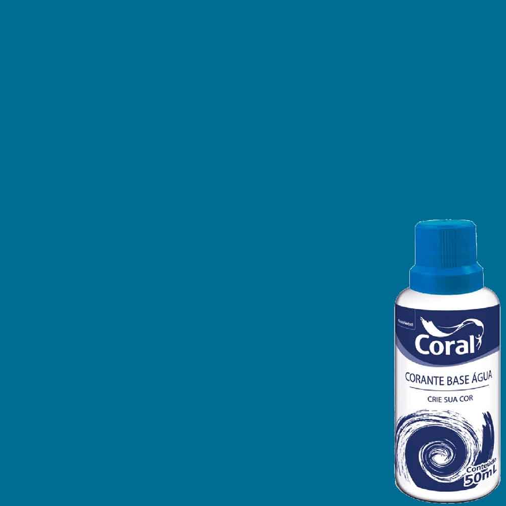 Encontraproduto.com.br - Corante Líquido Azul 50ml Coral