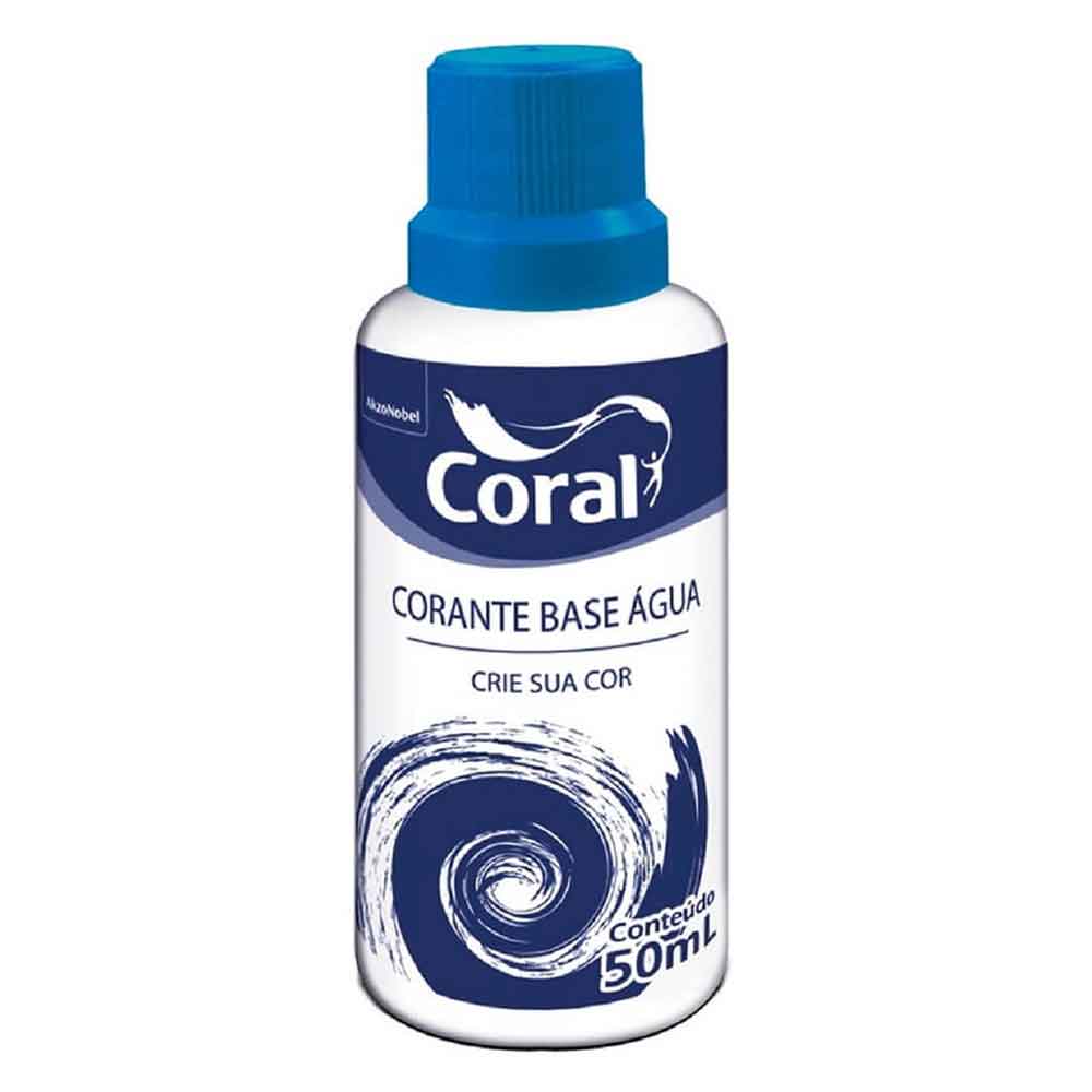 Encontraproduto.com.br - Corante Líquido Azul 50ml Coral