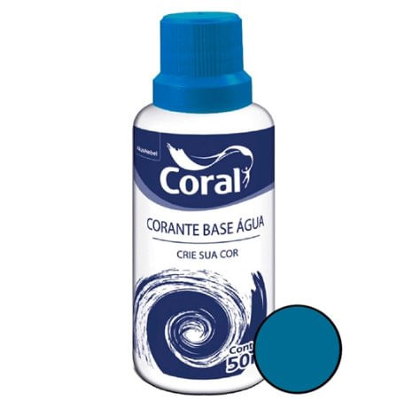 Encontraproduto.com.br - Corante Líquido Azul 50ml Coral