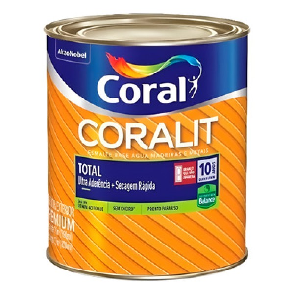 Encontraproduto.com.br - ESMALTE CORALIT ZERO BR AMARELO 0.9L