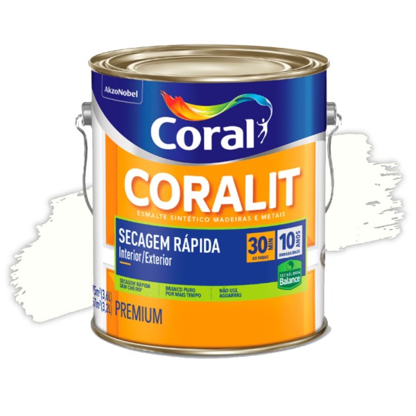 Encontraproduto.com.br - Esmalte Coralit Total Balance 3,6l Coral - Cores