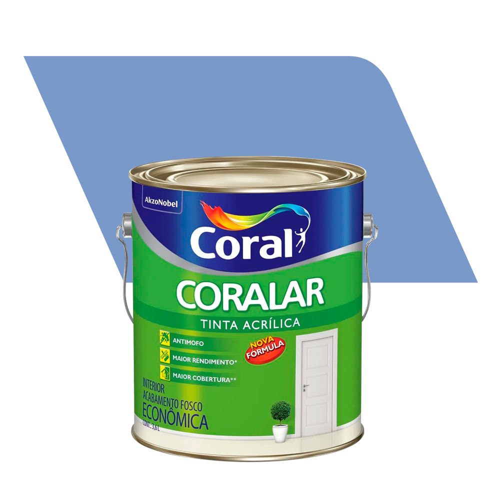 Encontraproduto.com.br - TINTA CORALAR ACR FOSCO ORQUIDEA 3.6L