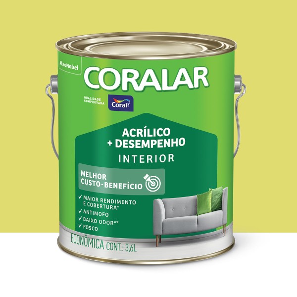 Encontraproduto.com.br - Tinta Acrílica Coralar Refresco 3,6L