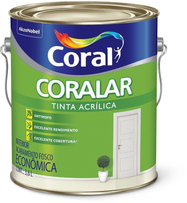 Encontraproduto.com.br - Tinta Acrílica Coralar Refresco 3,6L