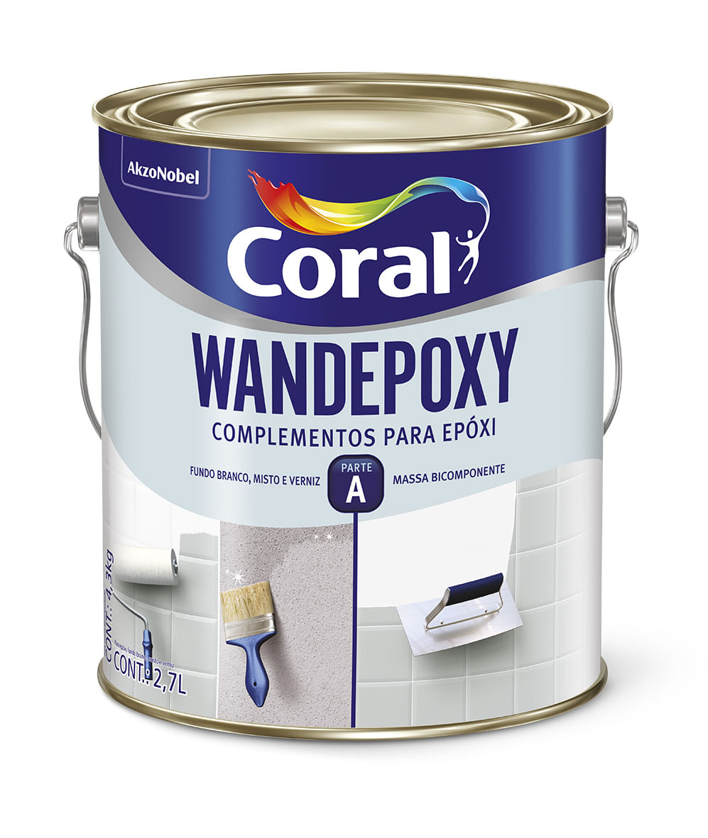 Massa Catalisável Epóxi Coral Wandepoxy 2,56L