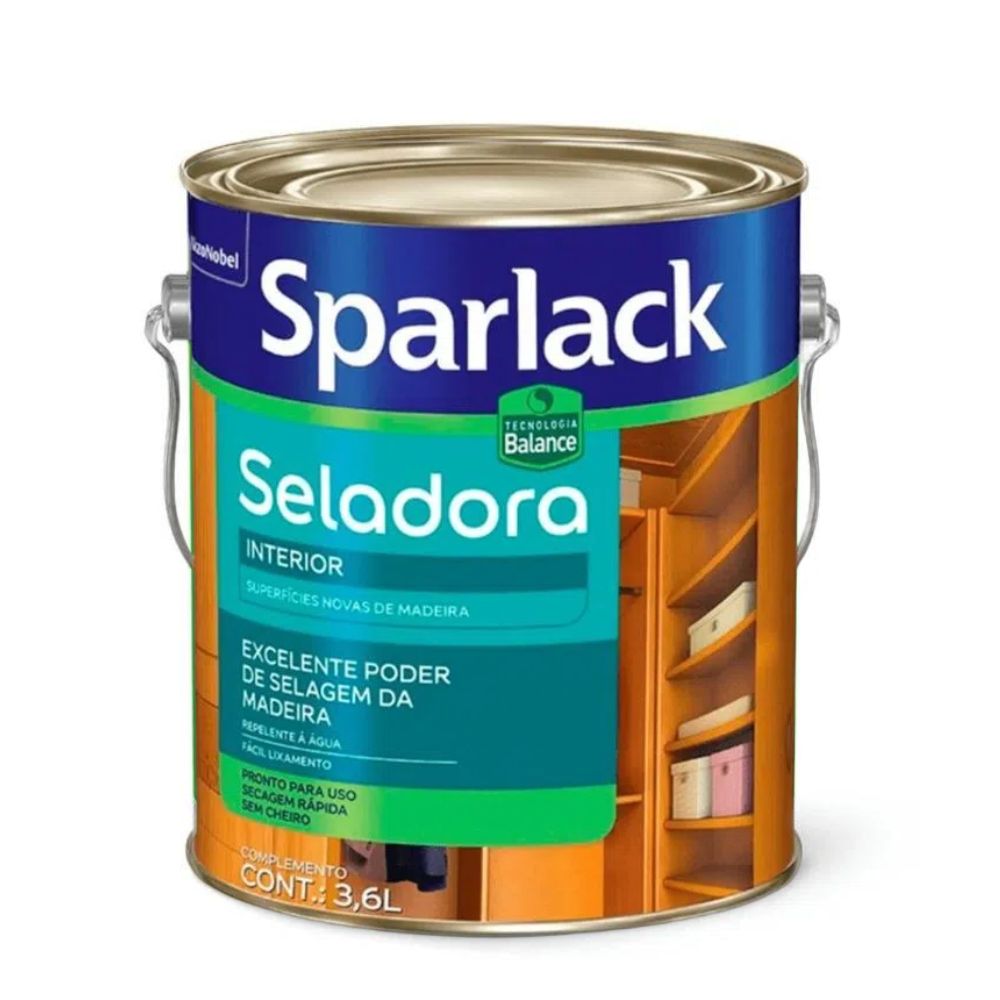 Encontraproduto.com.br - Seladora Base Água Sparlack Acetinado 3,6L