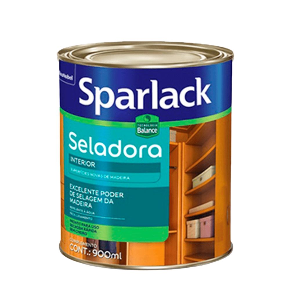 Encontraproduto.com.br - Seladora Base Agua Transparente 0,9l Sparlack
