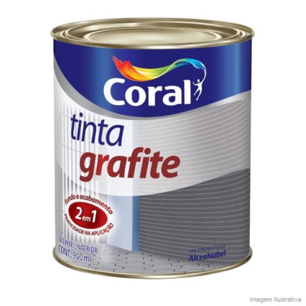 Encontraproduto.com.br - Tinta Esmalte Grafite Coral 900ml