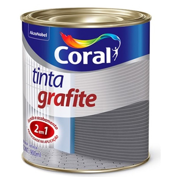 Encontraproduto.com.br - Tinta Esmalte Grafite Coral 900ml