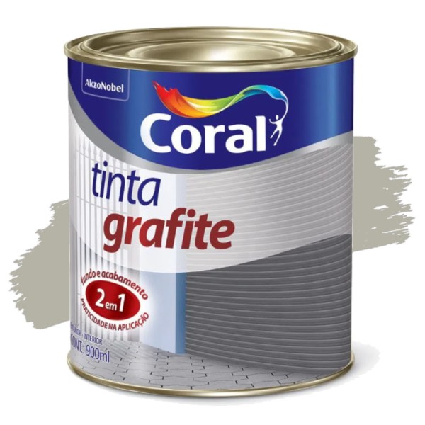 Encontraproduto.com.br - Tinta Esmalte Grafite Coral 900ml