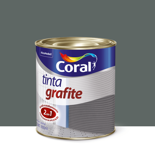 Encontraproduto.com.br - Tinta Esmalte Grafite Coral 900ml