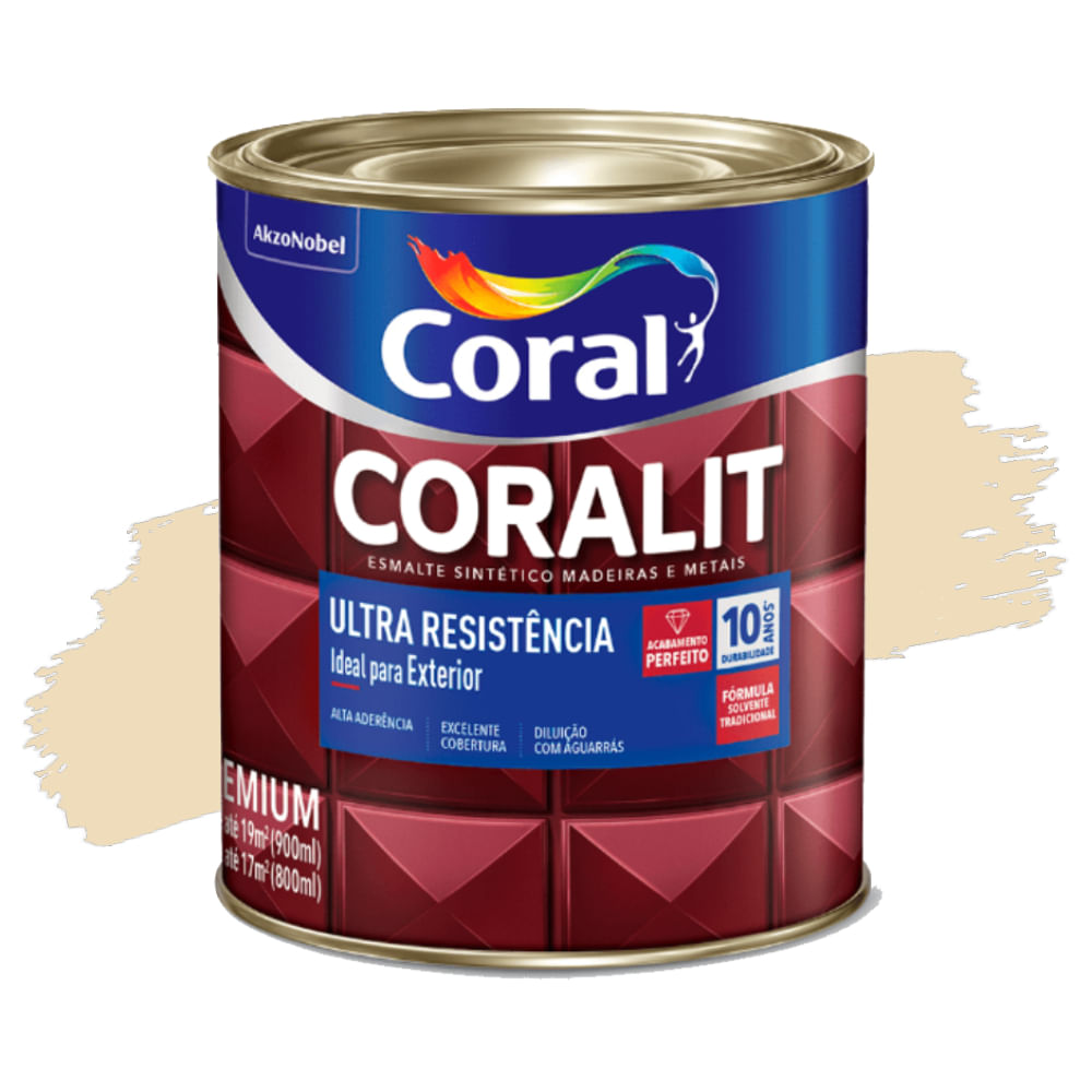Tinta Ultra Resist Coralit Água Marfim Coral 900ml