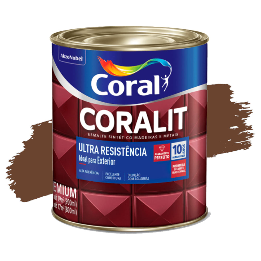 Encontraproduto.com.br - ESMALTE CORALIT AB ULT RES TABACO 0.9L