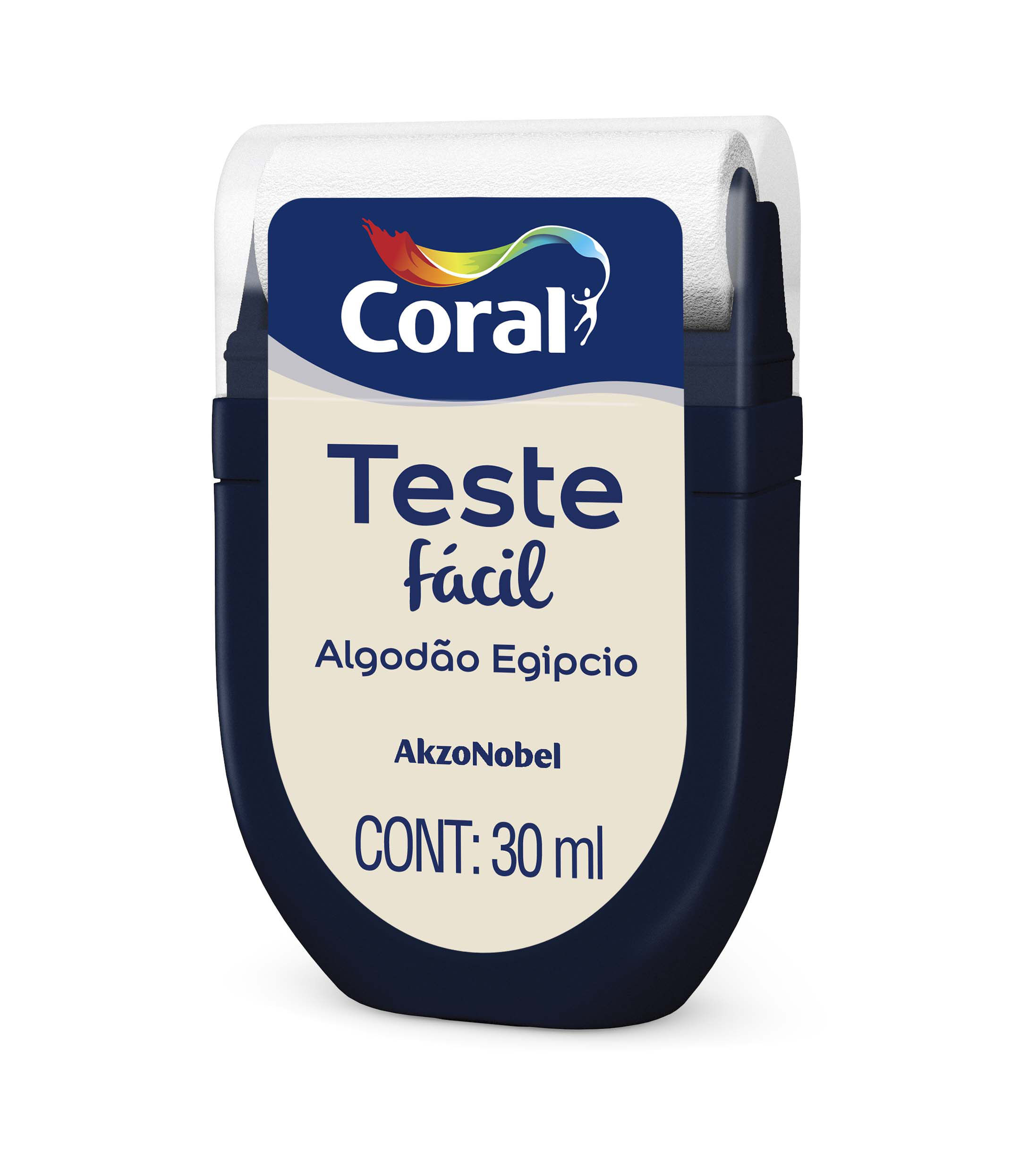 Encontraproduto.com.br - Teste Facil Algodao Egipcio 30ml Coral Coral