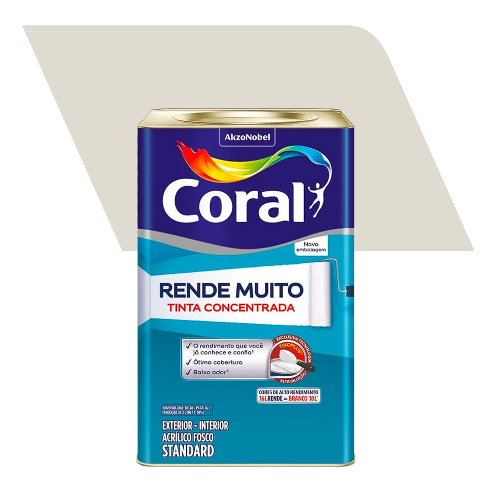 Encontraproduto.com.br - Tinta Rende Muito Branco Gelo 16L Coral