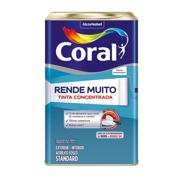 Tinta Rende Muito Marfim 16L Coral