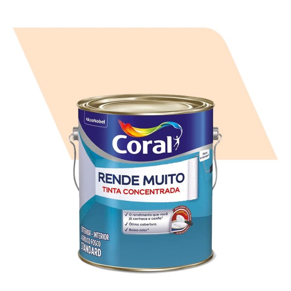 Encontraproduto.com.br - Tinta Rende Muito Pérola 3,2L Coral