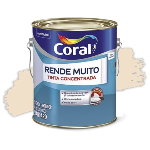 Encontraproduto.com.br - Tinta Rende Muito Pérola 3,2L Coral