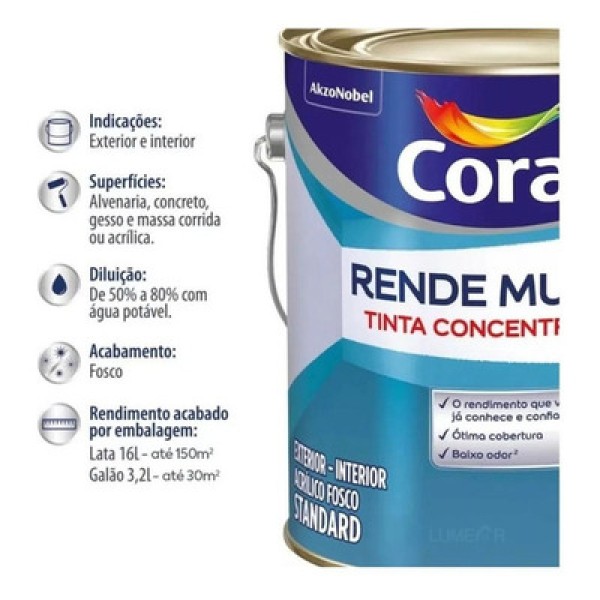 Encontraproduto.com.br - Rende Muito - Coral 3,2L