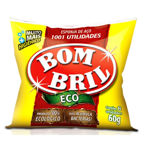 Encontraproduto.com.br - Lã de Aço Bombril 60g Com 8 Unidades