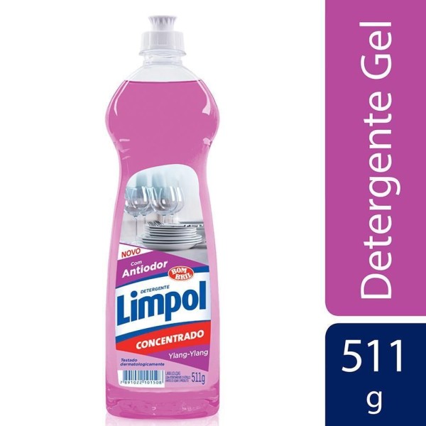 Encontraproduto.com.br - Detergente para Louças Gel Limpol Ylang-Ylang 511g