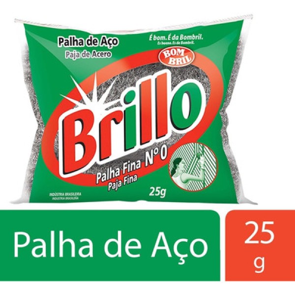 Encontraproduto.com.br - Palha de Aço N° 0 com 20 unidades Brillo