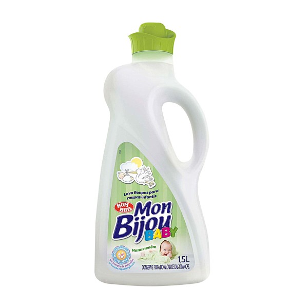 Encontraproduto.com.br - Lava Roupas Baby Nana Nenem Mon Bijou Frasco 1,5L