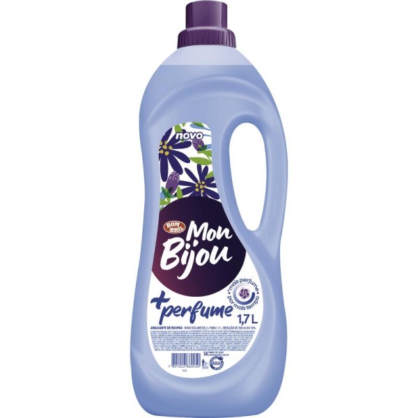Amaciante para Roupas Mon Bijou + Perfume Frasco com 1,7L