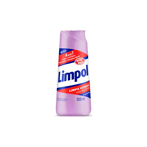 Encontraproduto.com.br - Limpa Vidros Limpol 4 em 1 Lavanda Squeeze 500ml