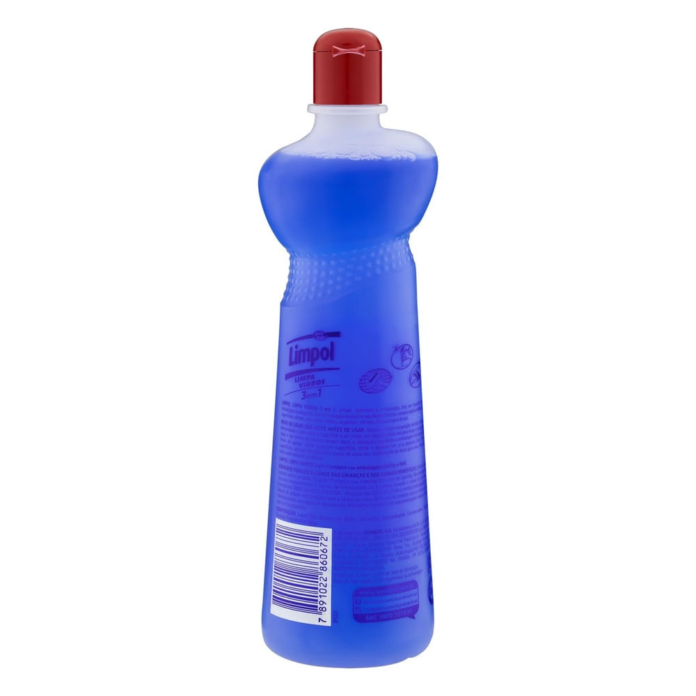Encontraproduto.com.br - Limpa Vidros Limpol 3 em 1 Frasco com 500ml