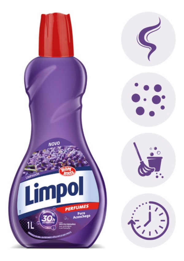 Limpador Perfumado Seduction Limpol Frasco 1L