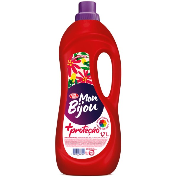 Encontraproduto.com.br - Amaciante para Roupas Mon Bijou +Proteção 1,7 Litro