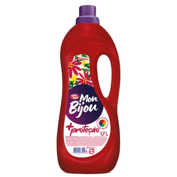 Encontraproduto.com.br - Amaciante para Roupas Mon Bijou +Proteção 1,7 Litro