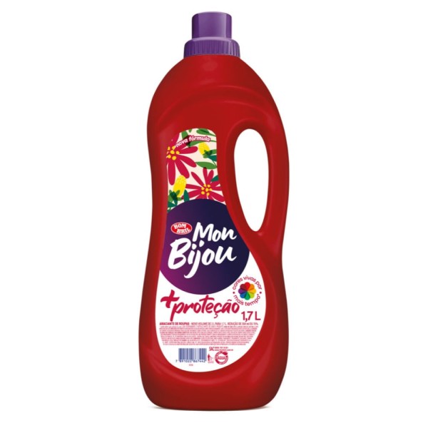 Encontraproduto.com.br - Amaciante para Roupas Mon Bijou +Proteção 1,7 Litro