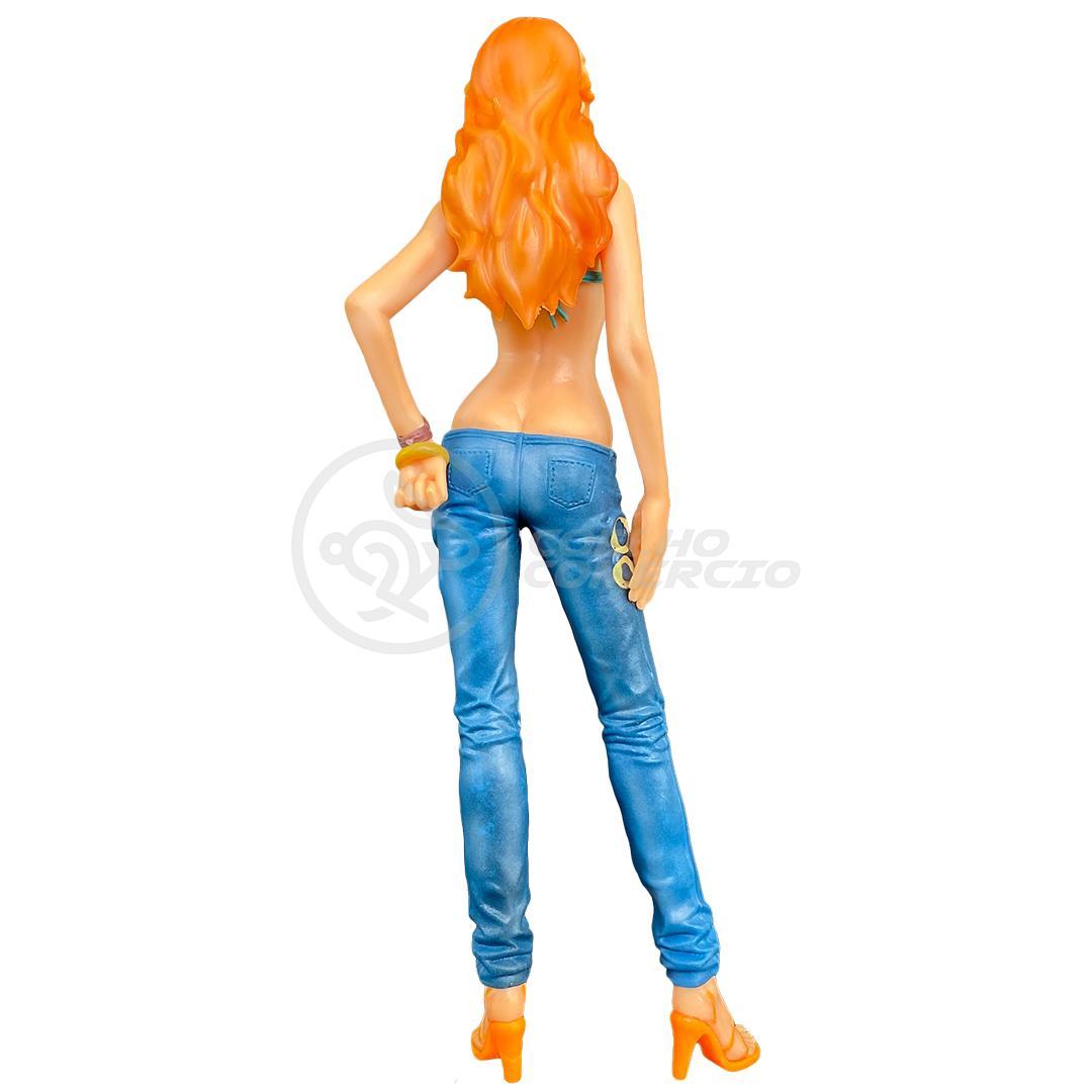 Encontraproduto.com.br - Boneco Anime Action Figure Figura Ação One Piece 18Cm - Nami