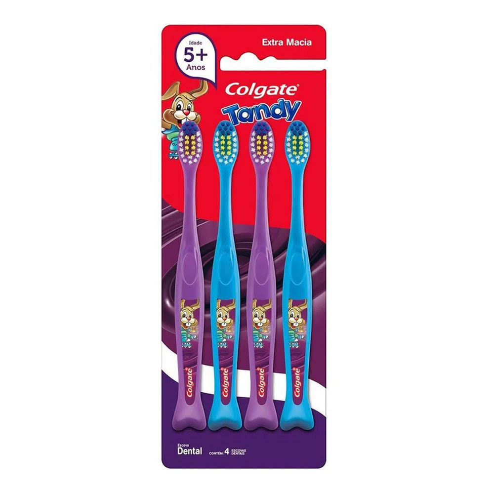 Encontraproduto.com.br - ESCOVA DENT COLGATE TANDY KIDS C/4