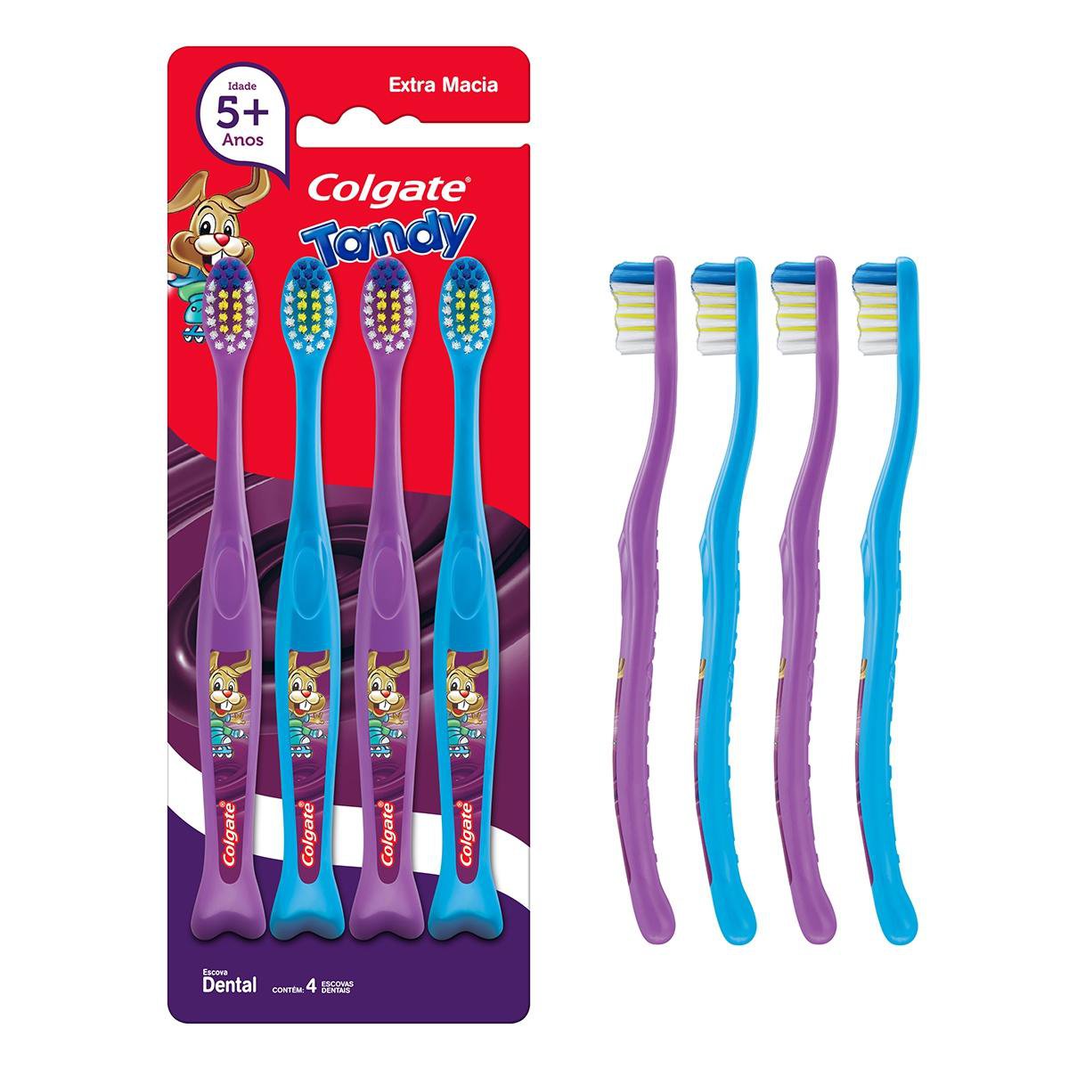 Encontraproduto.com.br - ESCOVA DENT COLGATE TANDY KIDS C/4