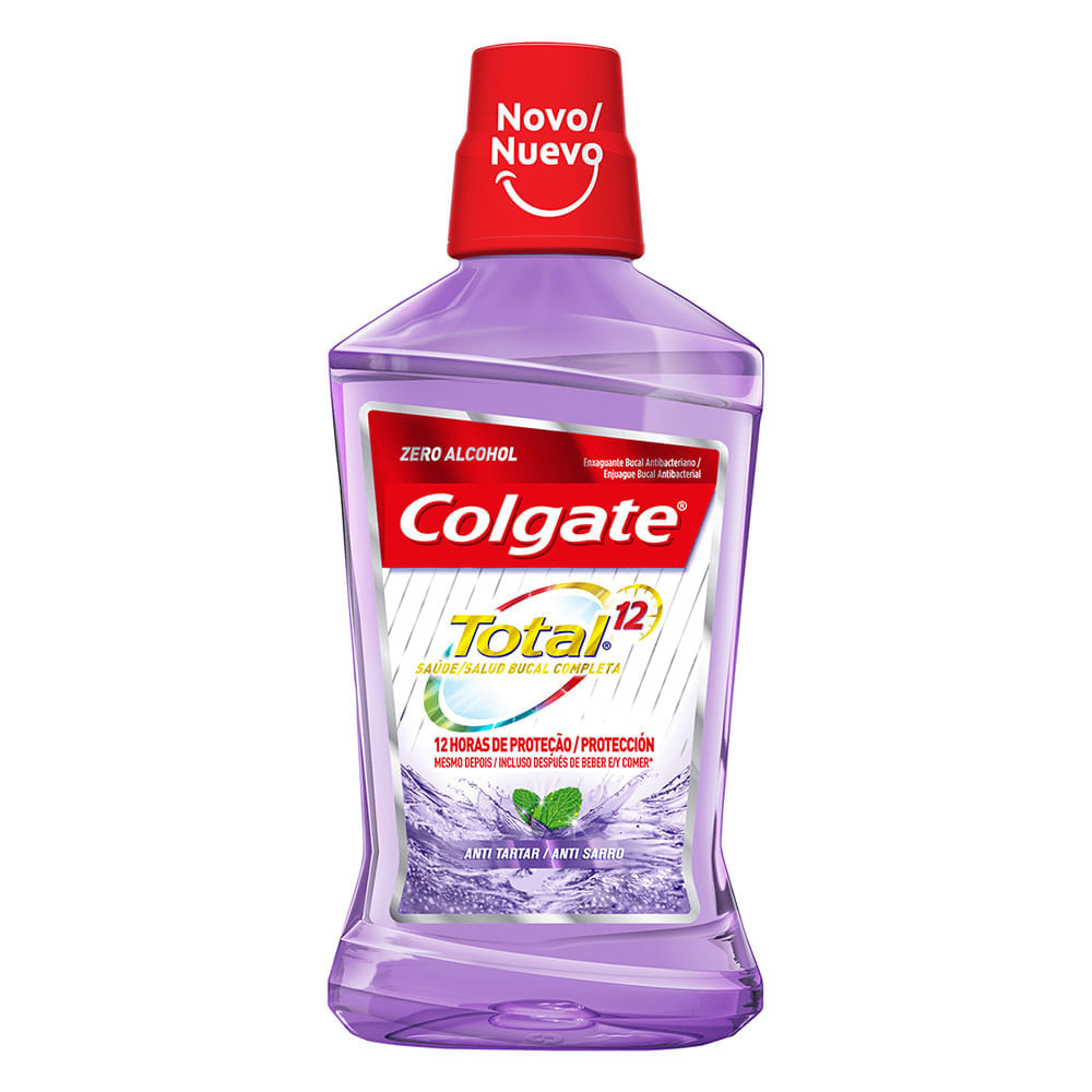 Encontraproduto.com.br - Enxaguante Bucal Colgate Total 12 Anti Tartaro Zero Álcool 250ml