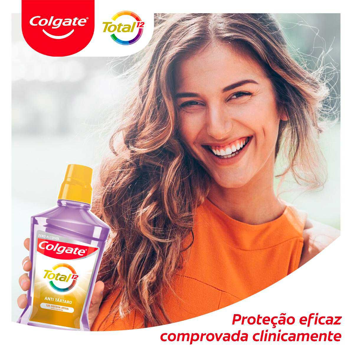 Encontraproduto.com.br - Enxaguante Bucal Colgate Total 12 Anti Tartaro Zero Álcool 250ml