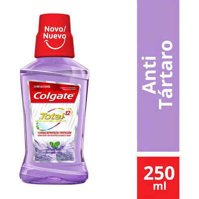 Encontraproduto.com.br - Enxaguante Bucal Colgate Total 12 Anti Tartaro Zero Álcool 250ml