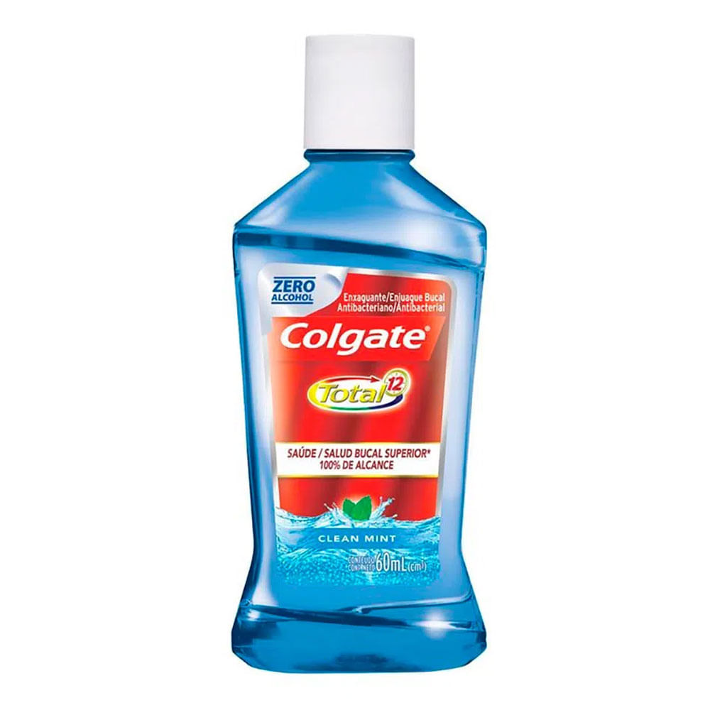 Enxaguante Bucal Colgate Total 12 Clean Mint 60ml