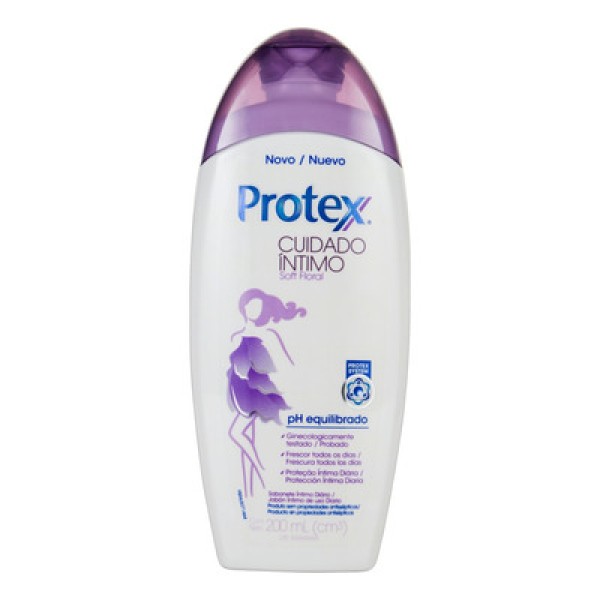 Sabonete Íntimo Líquido Cuidado Íntimo Soft Floral Protex 200ml
