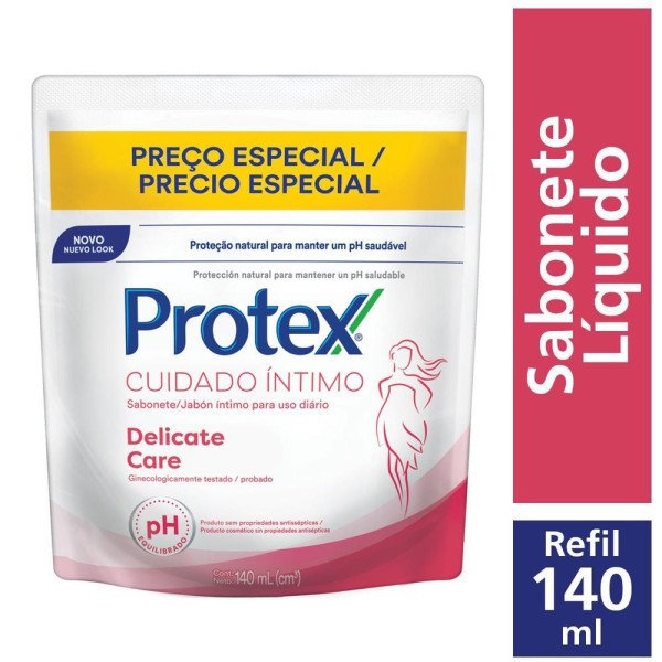 Sabonete Íntimo Protex Delicate Care Refil 140ml