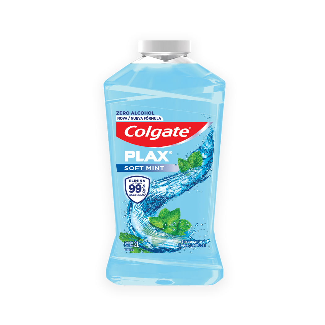 Encontraproduto.com.br - Antisséptico Bucal Plax Sem Álcool Refil 2L Sem Bomba - Colgate