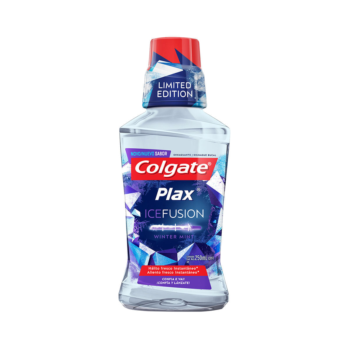 Encontraproduto.com.br - Solução Bucal Colgate Plax Ice Fusion Clear 250ml
