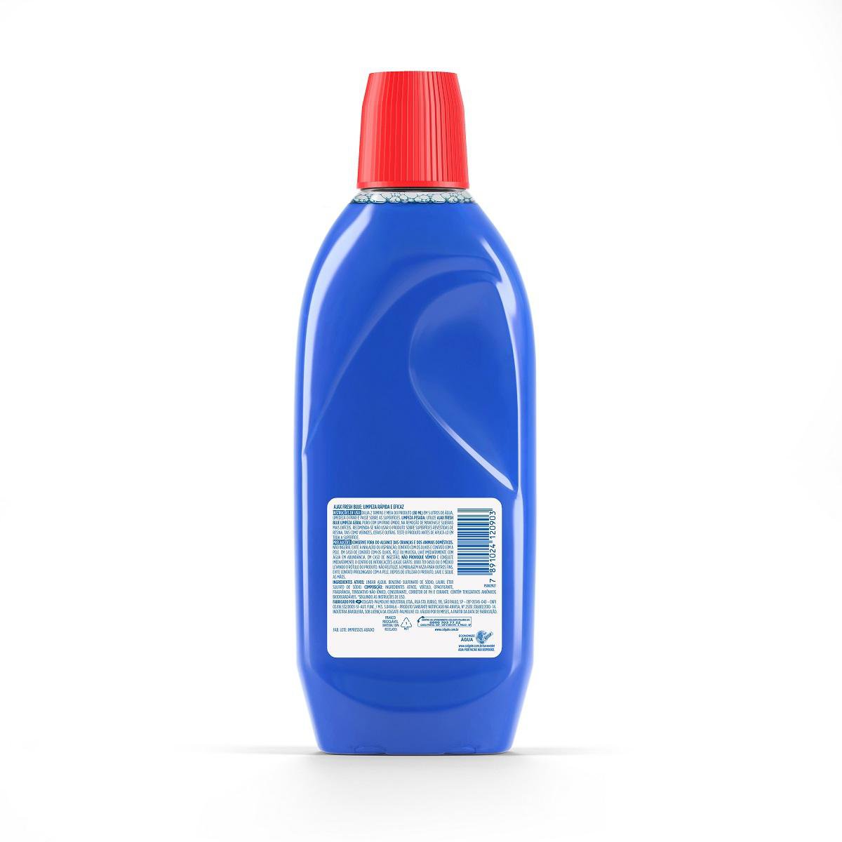 Encontraproduto.com.br - Limpador de Uso Geral Limpeza Pesada Fresh Blue Ajax Frasco 500ml