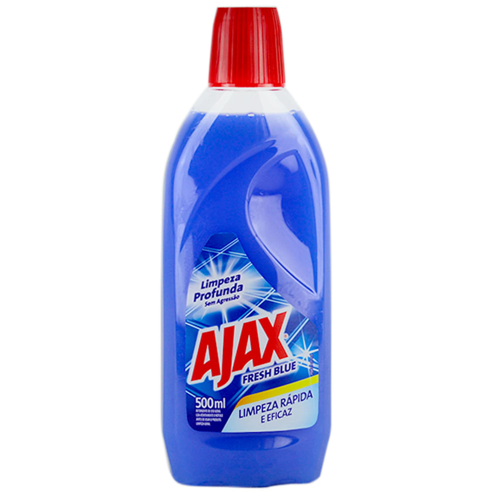 Limpador de Uso Geral Limpeza Pesada Fresh Blue Ajax Frasco 500ml