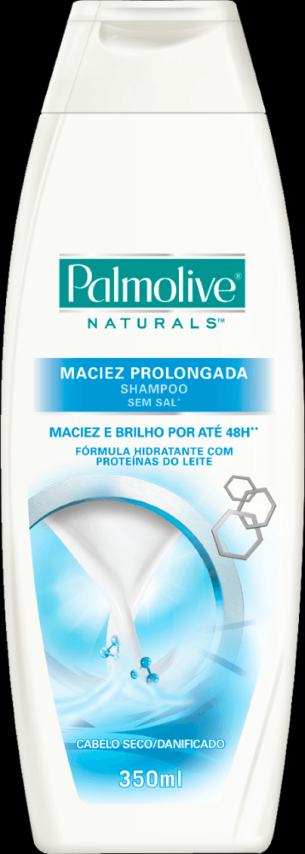 Shampoo Leite e Extrato de Coco com Kera Ceramide Serum Palmolive Naturals Nutrição Extraordinária Frasco 350ml