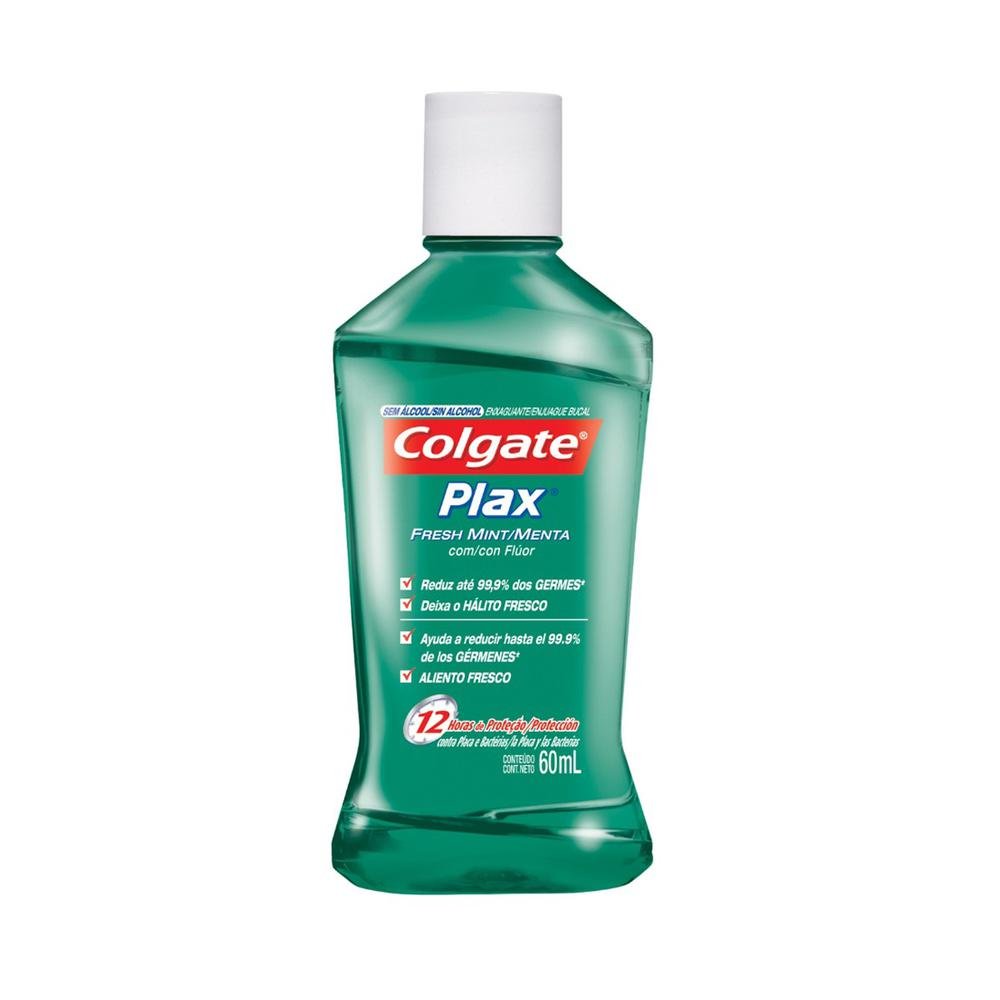 Enxaguante Bucal Colgate Plax Fresh Mint 60ml