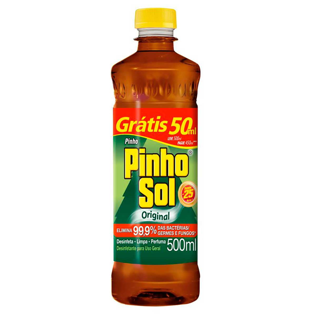 Encontraproduto.com.br - Desinfetante Pinho Sol Original Frasco com 500ml